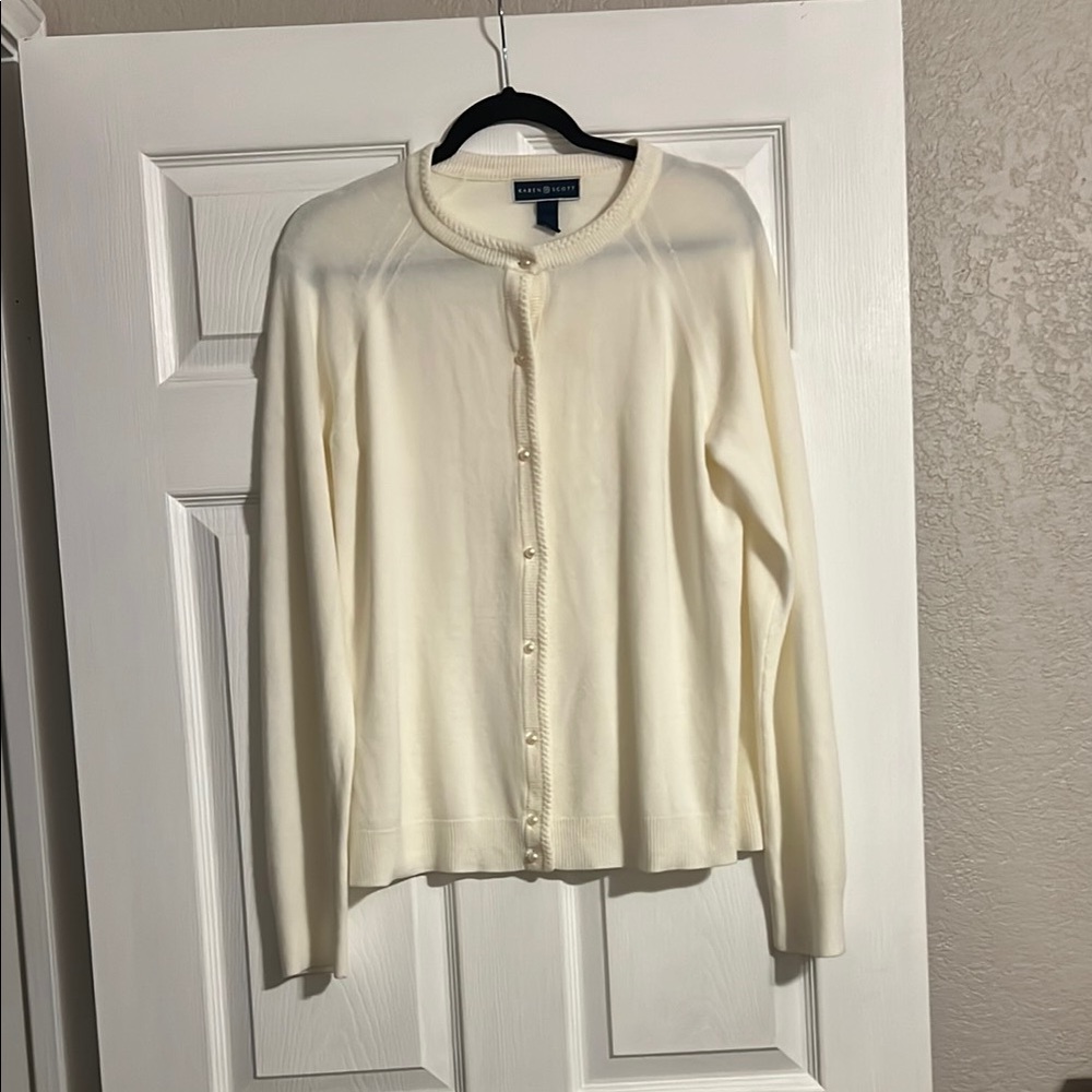 Karen Scott Cardigan Sweater